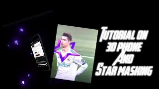 Star masking and 3d phone tutorial || advanced masking || capcut