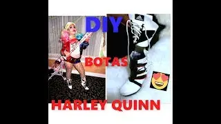 DIY!!! BOTAS DE (HARLEY QUINN)