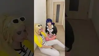 Ask her questions!| Chloé Bourgeois & Marinette Dupain-Cheng@nikkihatsunecosplay#cosplay Miraculous