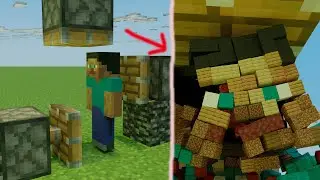 Minecraft Crushing Steve Animation