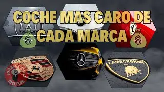 ¿CUÁL es el COCHE más CARO de cada MARCA?