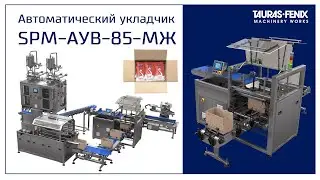 Упаковочное оборудование. Автоматическая укладка пакетов SPM-AУВ 85 МЖ
