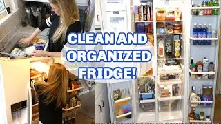 🌼KITCHEN SPRING CLEANING MOTIVATION PART 1!  | FRIDGE CLEAN AND ORGANIZE WITH ME!