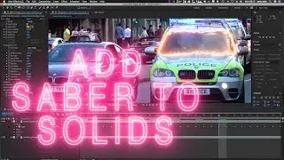 Add Saber to Any Solid After Effects Tutorial
