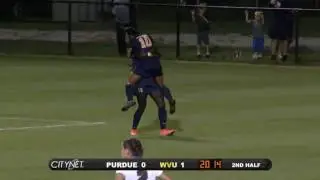 WVU's Michaela Abam Goal vs. Purdue