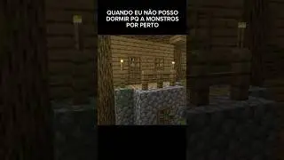 Quando tem monstros por perto!! #minecraft #shorts #viral