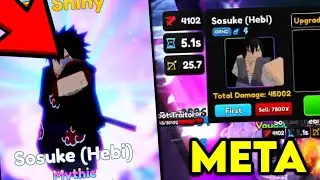 ⚡ META? *NEW* SASUKE (HEBI) SHOWCASE | Anime Adventures ROBLOX