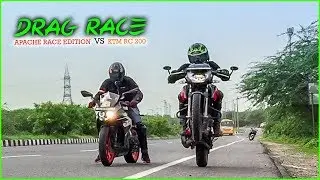 Apache RTR 200 Race Edition VS KTM RC 200 // Drag Race // MvisualFilms