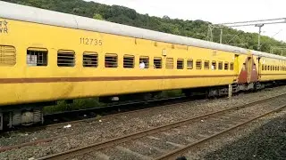 Crossing At Nivasar(NIV) Station #konkanrailway #konkan