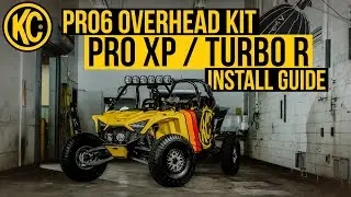 How to Install KC HiLiTES® Gravity® Pro6 Roof Mounted Light Bar on Your Polaris Turbo R or Pro XP