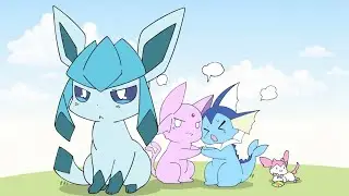 【Pokémon】 Glaceon is being questioned....