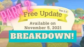 Cooking, Custom Fencing, and More! Animal Crossing New Horizons Update 2.0 Update Breakdown PART TWO