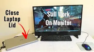 How To Close Your Laptop and Still Work on the Monitor