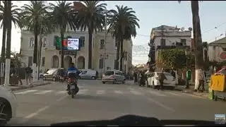 Driving In Algiers - From National Highway 8 (El Harrach) to Hussein Dey