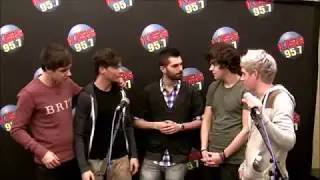 "Do you guys snuggle in the tour bus ?"