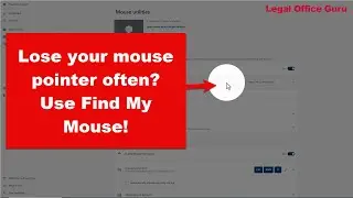 Keep track of your mouse pointer with Find My Mouse (PowerToys