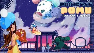 (Hard) Princess Pomu And the 5 Moon Prologue Demo Gameplay / Action Metroidvania Indie Game May 2023