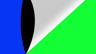 New Fanmade Page Curl Effect Blue Screen And Green Screen Test ChromaKey 3