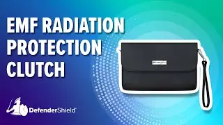 DefenderShield EMF Radiation Protection Wristlet Clutch
