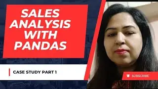 Sales Analysis in Pandas & Matplotlib|Python|Data analysis Part 1