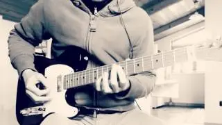 Ambient guitar session with reverse delay layer