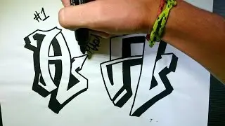 How to Draw Graffiti Letter 