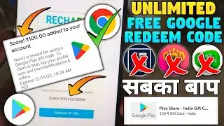 100% Real - How To Get Free Redeem Code | Free Redeem Code | Free Google Play Redeem Code |Anvislive