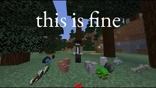sorting your inventory in minecraft be like