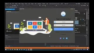 Modern Login UI in C#.