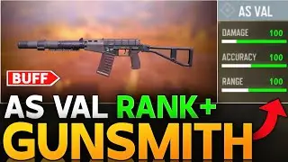 BEST AS VAL GUNSMITH IN CALL OF DUTY MOBILE | AS VAL NO RECOIL RANK BUILD COD MOBILE |