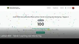 Latihan IKM  - Teknik Coaching dan Mentoring