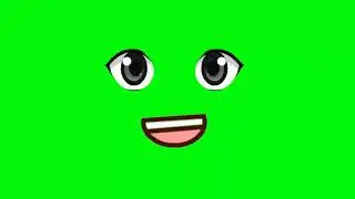 Green Face Animation effect /free sample/ no copy right