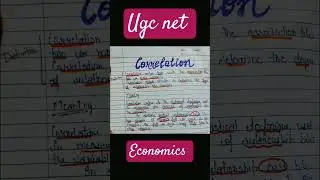 #correlation #statistics #economics #ugc net #shorts