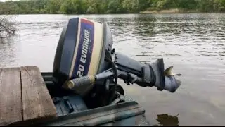 лодочный мотор evinrude 20