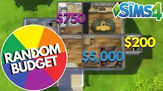 Every Room Budget is Picked Randomly | Sims 4 Build Challenge