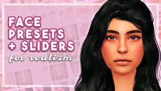 My Favorite CC: Face Presets & Sliders for Realism | Sims 4 CC Links