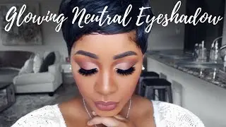 Neutral Soft Glam Eyeshadow Make Up Tutorial | Half Cut Crease