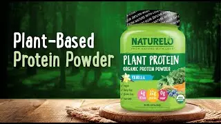 NATURELO Vegan Protein Powder, Vanilla