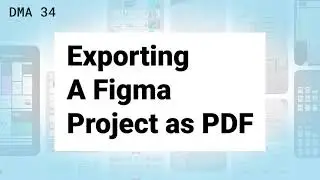 Saving A Figma Project as a PDF