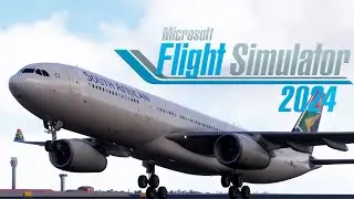 South African Airways A330 | Johannesburg to São Paulo FULL FLIGHT | MSFS 2024