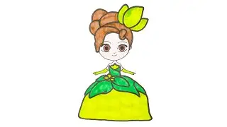 How to draw princess Tiana / Princess Tiana drawing from “The Princess and the Frog”