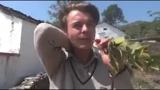 Foreigner speaking (Garhwali) language