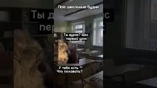 ШКОЛЬНЫЕ БУДНИ#жиза #ахаха #чтобызалетело #глобальныерекомендации #elbruso #gre #fup