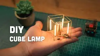 [Satisfying]  DIY Minimalist Decor Light | Copper Wire Cube Lamp