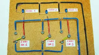 Master Switch Wiring with Two Way Switch Demonstration