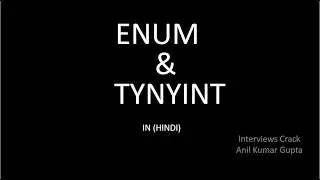 ENUM vs TYNYINT in mysql