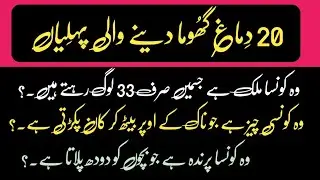20 paheliyan in urdu 2023/Urdu paheliyan urdu paheliyan 2023/New Urdu paheliyan 2023