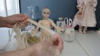 How to make a wig from Mohair.