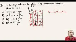 K Map Based Question asked in GATE
