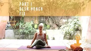 EASE: 20 Minute Pregnancy Yoga | Desk Hunch Relief | The Yoga Doc